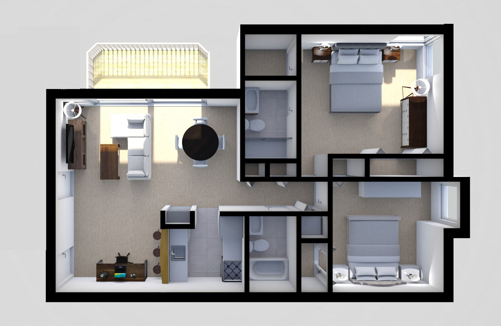 Suite A Floorplan